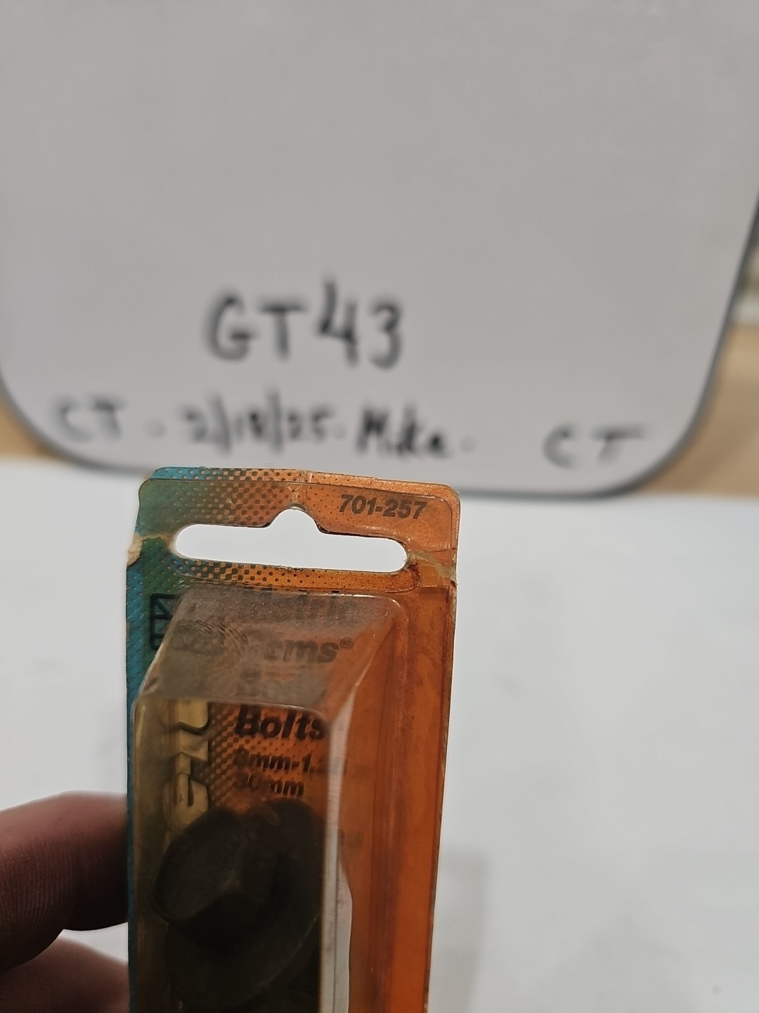 1 Pkg Of 3 Dorman Body Bolt 701-257 For 1982-87 Oldsmobile Replaces GM 11501188 - Image 3