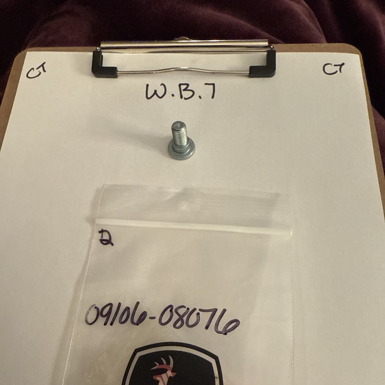 (1) Suzuki BOLT L:21 09106-08076 OEM NEW Sold Individually