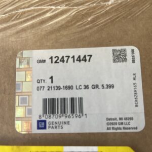 12471447 GM OEM AXLE HOUSING- REAR- COVER GASKET- GM