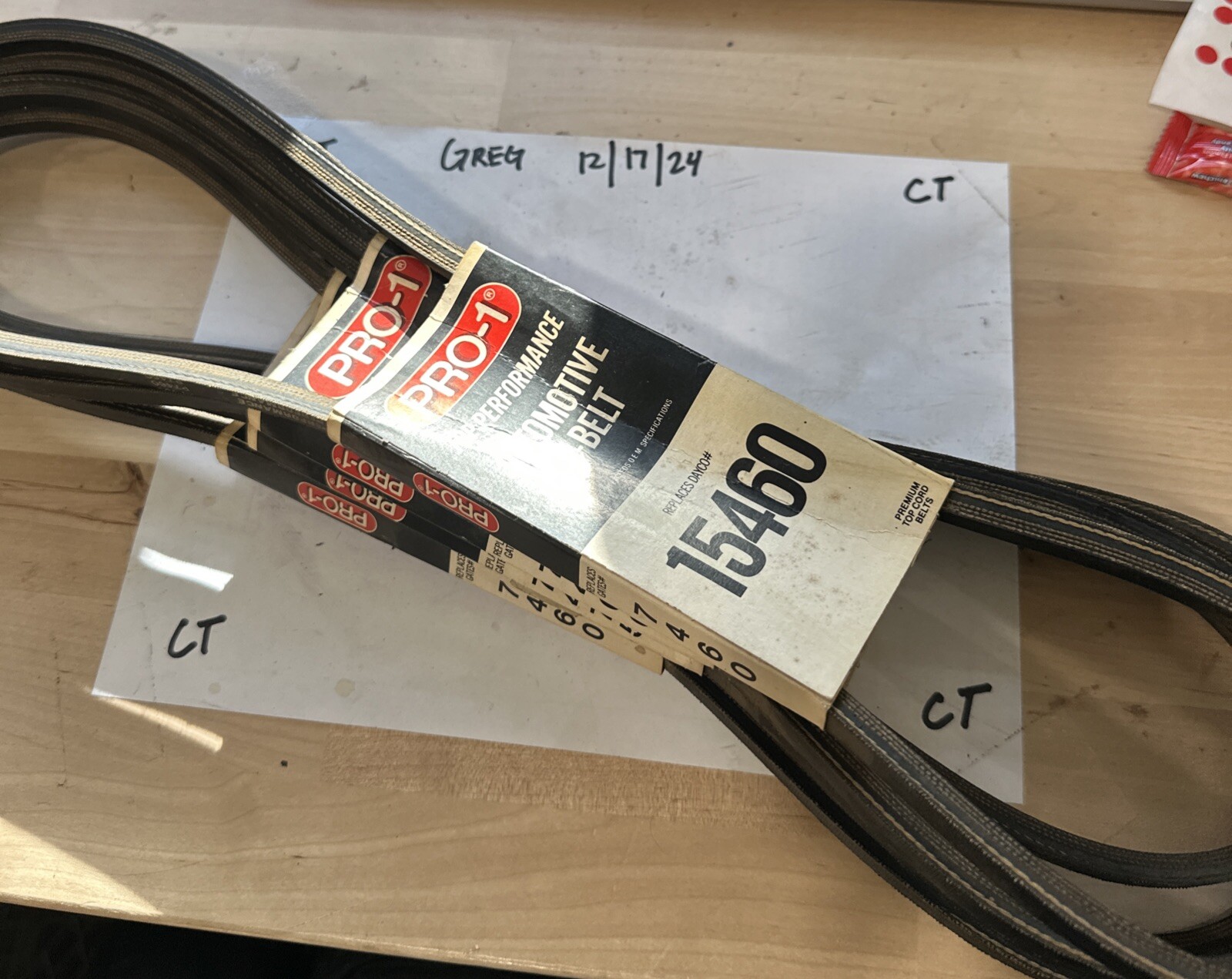 15460 PRO-1 Top Performance Automotive V-Belt