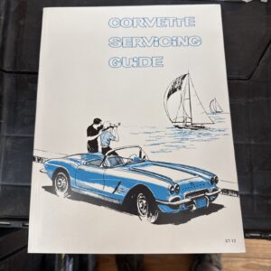 1953-1962 Corvette Servicing Guide Shop Manual Chevrolet Service Repair Book