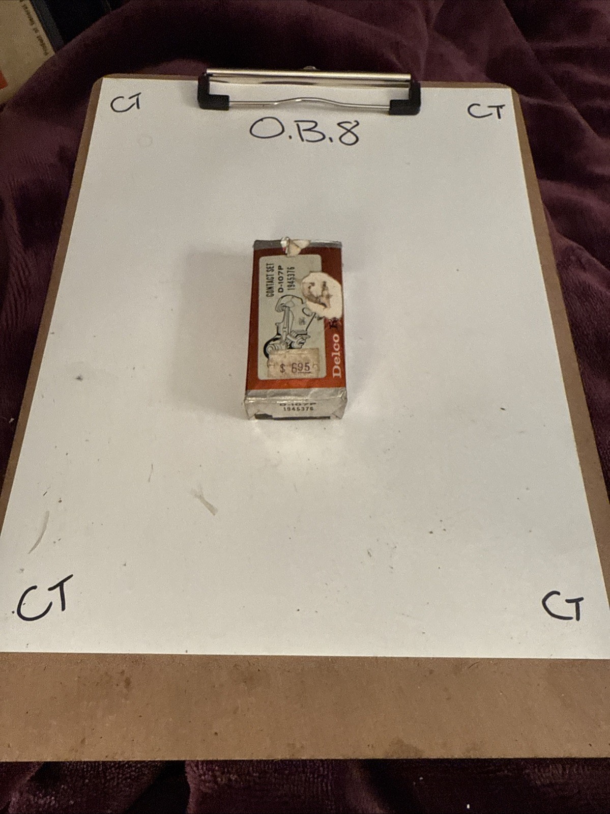 1960-1961 Chevrolet Corvair / Delco Remy Point Set : D-107P / 1945376