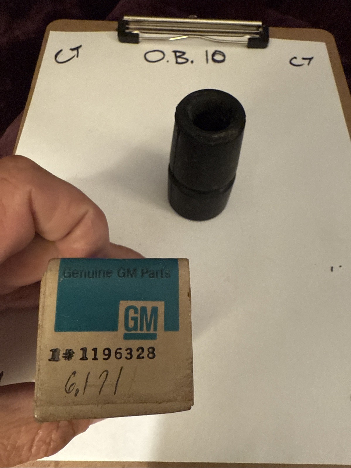 1961 1962 BUICK LE SABRE RIVIERA NOS GM BRAKE REACTION ROD BUSHING 1196328 - Image 3