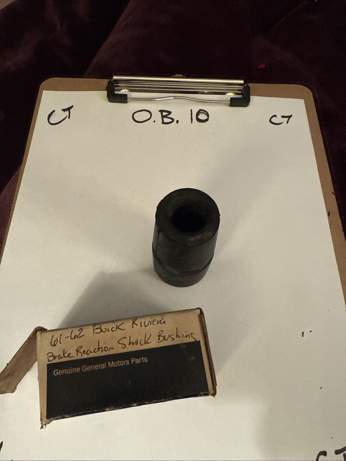 1961 1962 BUICK LE SABRE RIVIERA NOS GM BRAKE REACTION ROD BUSHING 1196328