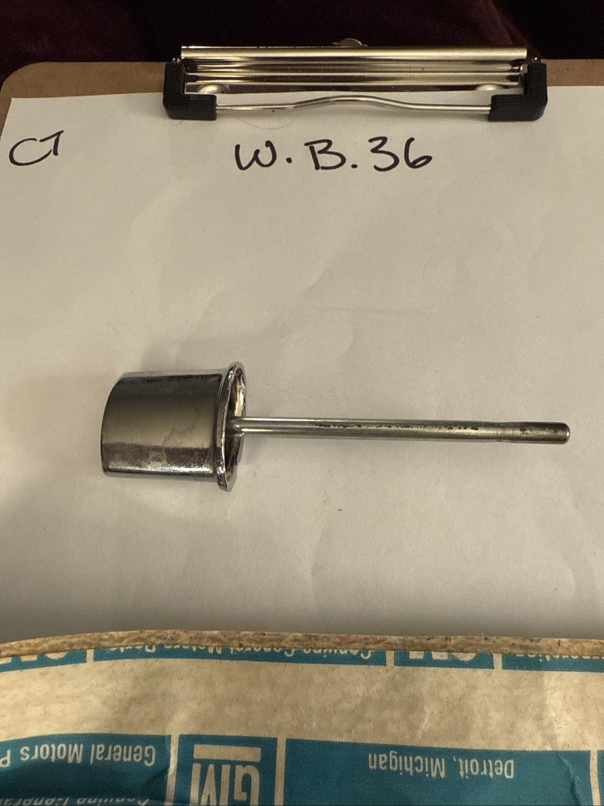 1963-67 CORVETTE CHEVELLE IMPALA NOS DOOR HANDLE BUTTON Oem Gm - Image 3