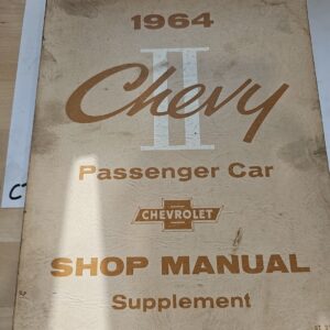 1964 Chevrolet Chevy II Passenger Car Shop Manual Supplement