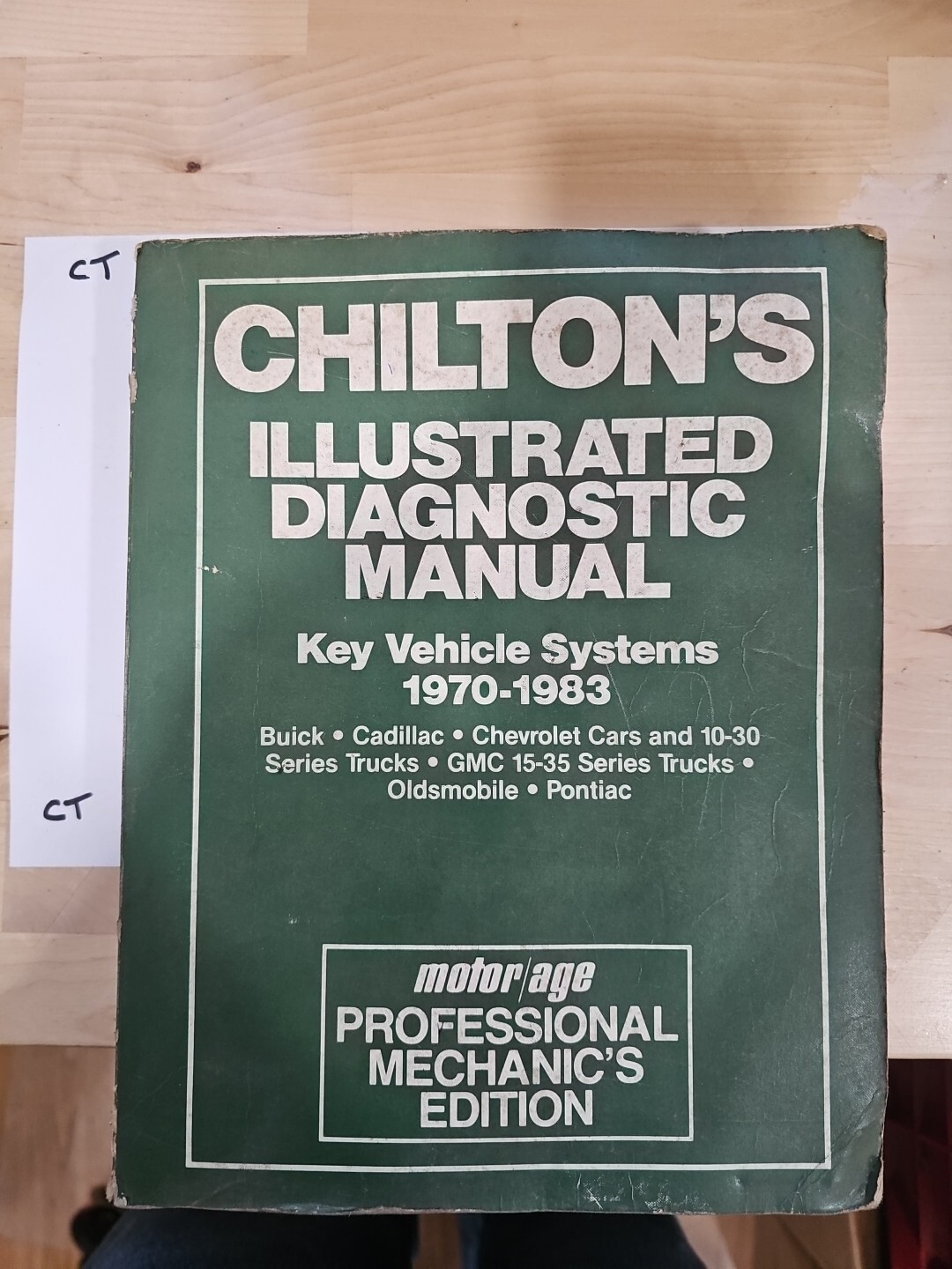 1970-1983 CHILTON'S GM ILLUSTRATED DIAGNOSTIC MANUAL KEY SYSTEMS CHEVROLET