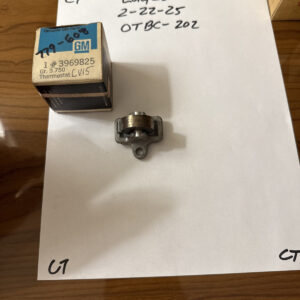 1970-71 CAMARO SS396/CHEVELLE SS LS6 NOS CHOKE THERMOSTAT ASSEMBLY PT #3969825