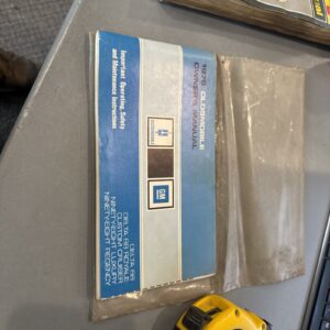 1975 Oldsmobile Delta 88 Custom Cruiser 98 Owners Manual Maintenance Repair OEM