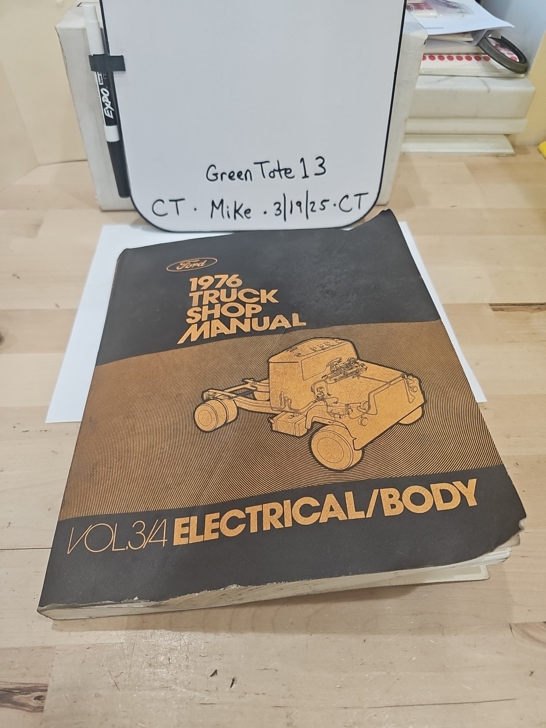 1976 Ford Truck Shop Manual Vol 3 / 4 Electrical / Body MN1266