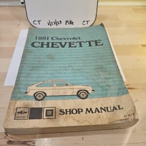 1981 Chevrolet Chevette Factory Shop Service Repair Manual  ST 357-81