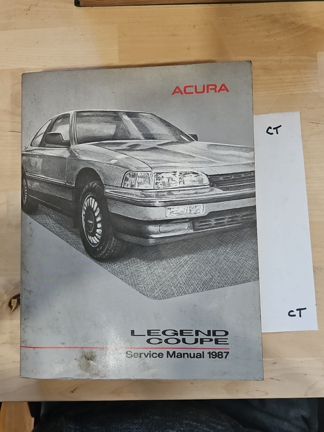 1987 ACURA LEGEND COUPE OEM FACTORY SERVICE MANUAL SHOP REPAIR