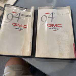1994 GMC Sierra Owners Manual User Guide