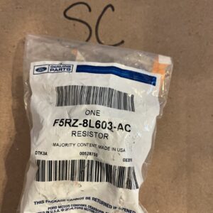 1995-2007 Engine Cooling Fan Control Resister Ford Mercury OEM NEW F5RZ8L603AC