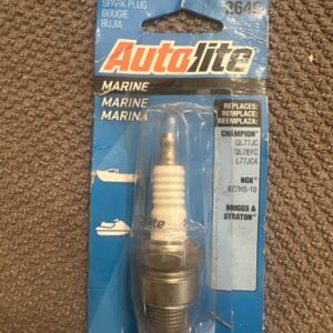 (1)Autolite 2645 Marine Spark Plug for Select Evinrude Johnson Mariner Mercury