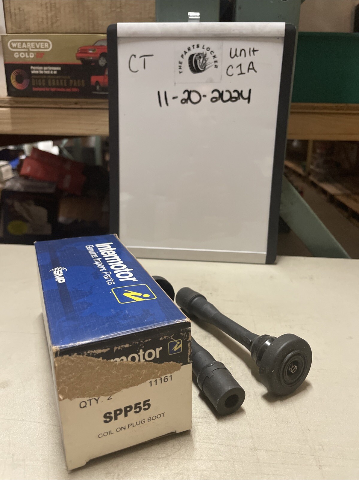 (2) Qty Genuine Standard Intermotor SPP55E Coil On Plug Boot