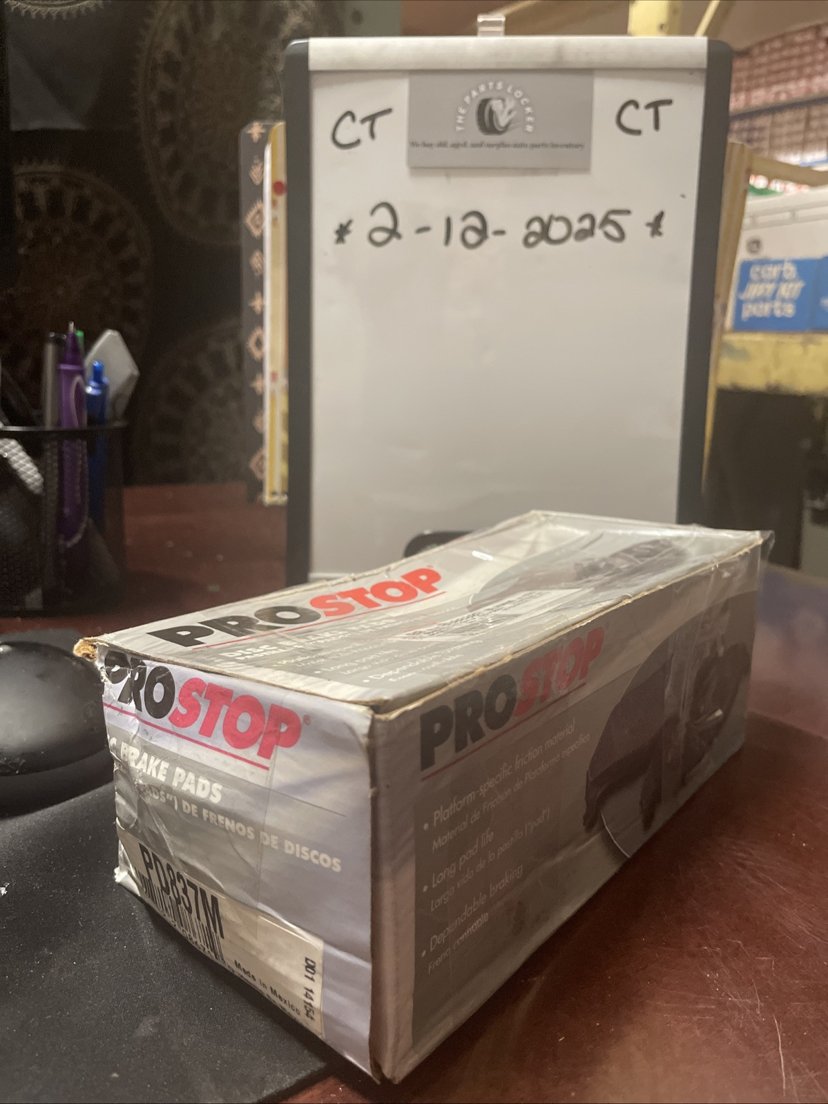 2000 - 2004 Volvo S40 V40 Front Disc Brake Pad Set ProStop PD837M