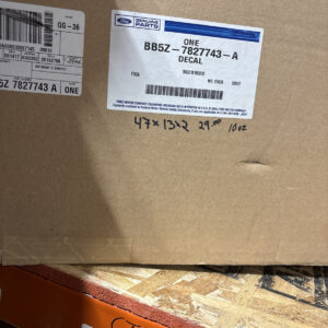 2011-2019 FORD EXPLORER LEFT SIDE BLACK OUT TAPE OEM BB5Z-7827743-A