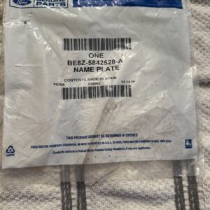 2011 Ford Fiesta Rear Chrome "FIESTA" NAMEPLATE Emblem OEM BE8Z-5842528-A