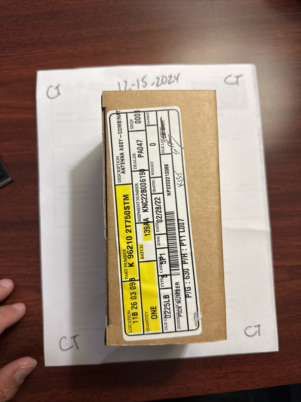 2014 KIA OPTIMA SHARK FIN ANTENNA 96210-2T750STM OEM 11 12 13 14 15 16