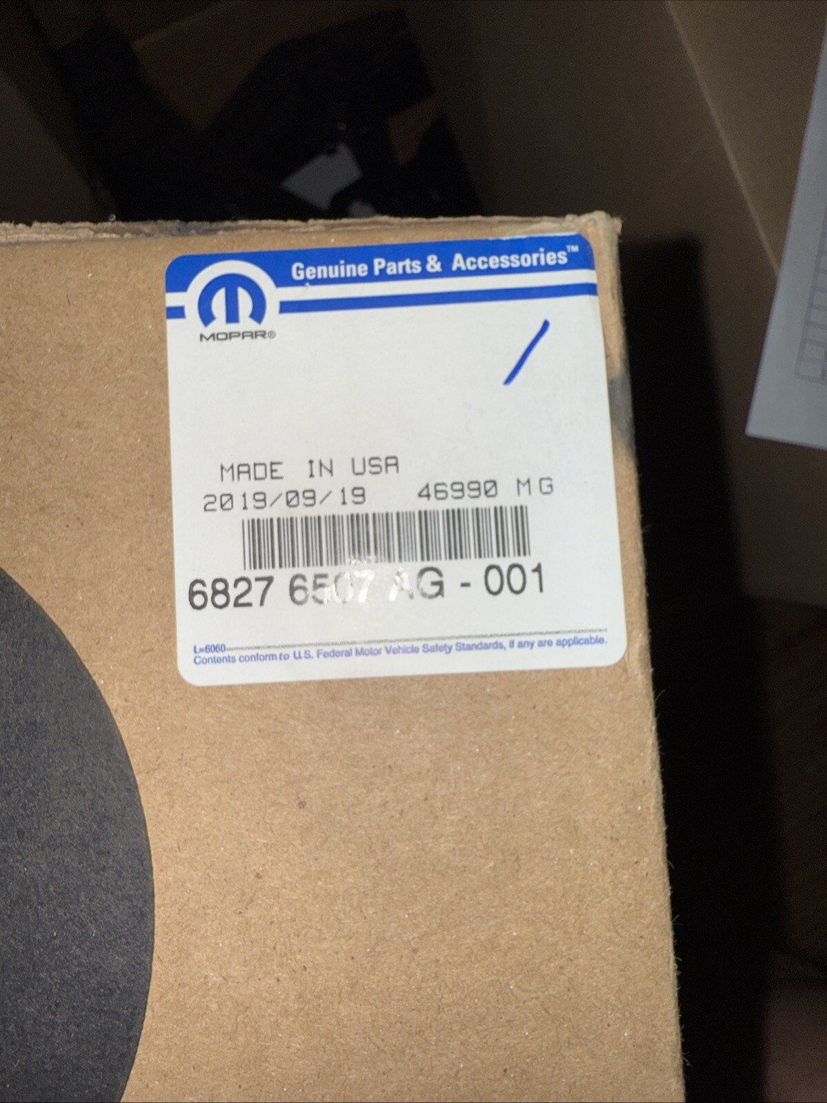 2019-2022 Dodge Ram Driver Left 68276507ag Oem Genuine Mopar Brand New In Box - Image 3