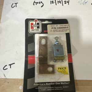 2480003 Hurst Back Up Light Switch for Hurst Manual Shifters