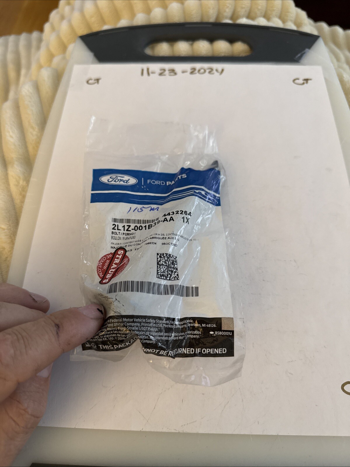 2L1Z001B39AA - BOLT - Ford