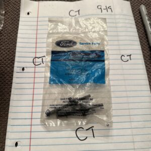 2pcs 1985-1989 Ford Escort Mercury Lynx Headlamp Adjusting Screw & Nut NOS OEM