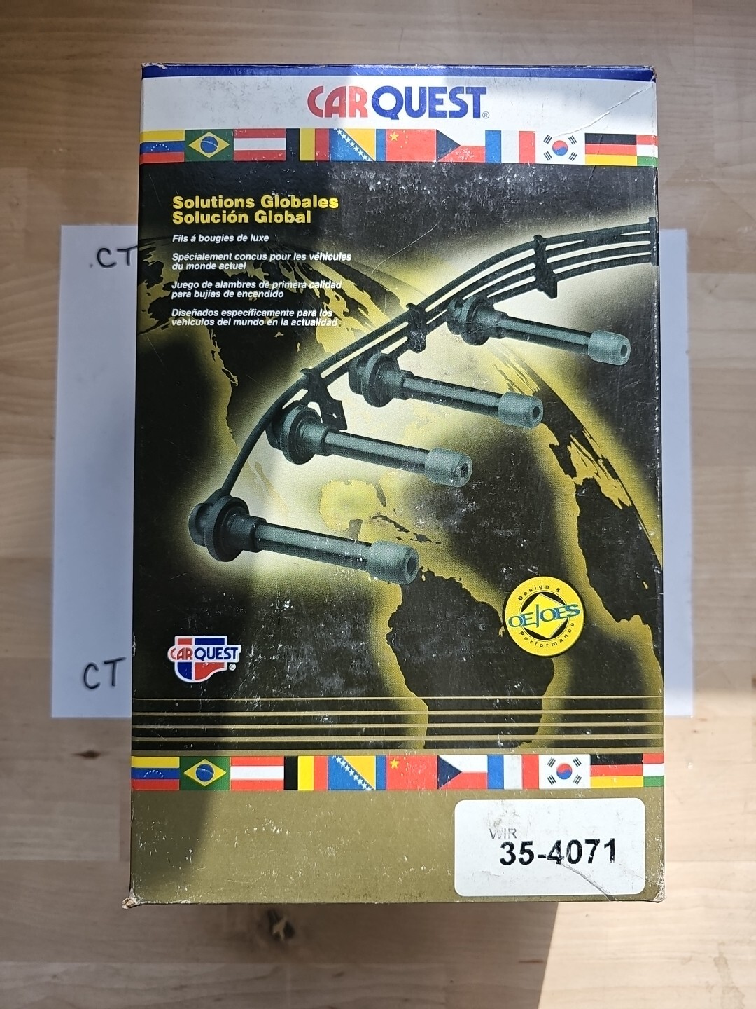 35-4071 Spark Plug Wire Set CarQuest For 87-92 Toyota 7549 - Image 5