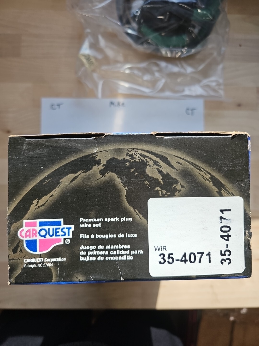 35-4071 Spark Plug Wire Set CarQuest For 87-92 Toyota 7549