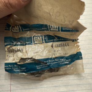 (4) 1968 1969 Chevelle Rubber Body Plug Genuine GM4805844 Camaro Firebird Nos