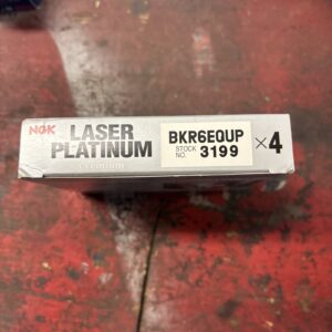 (4 Pack) NGK BKR6EQUP 3199 Premium Laser Platinum Spark Plugs