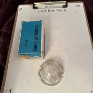 53-62 C1 Corvette Parking Lamp Glass Lens---GM NOS #5936929 Nos OEM.