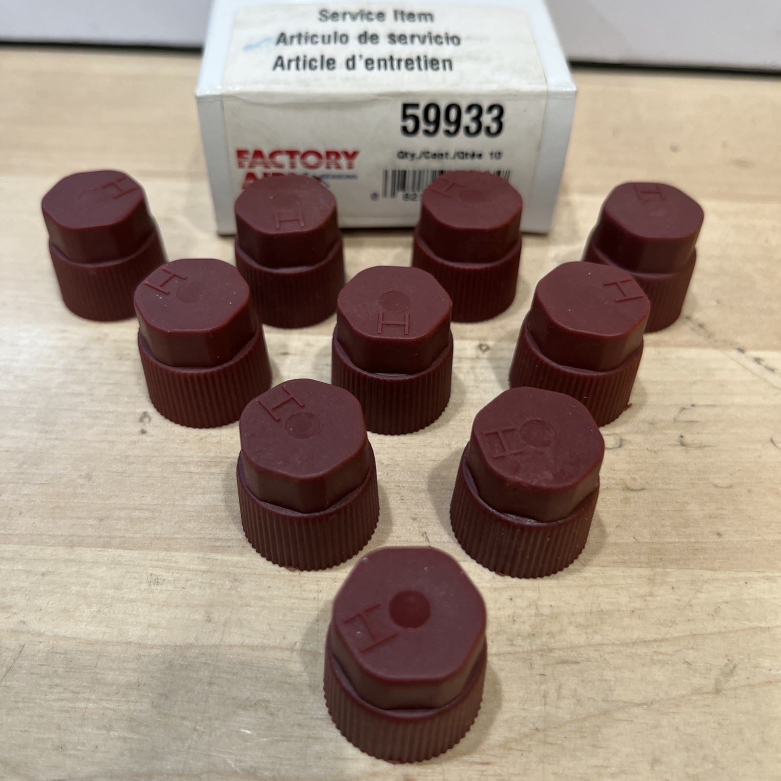 59933 Cooling Depot A/C Charge Port Service Caps Quantity Of 10 Service Caps - Image 3
