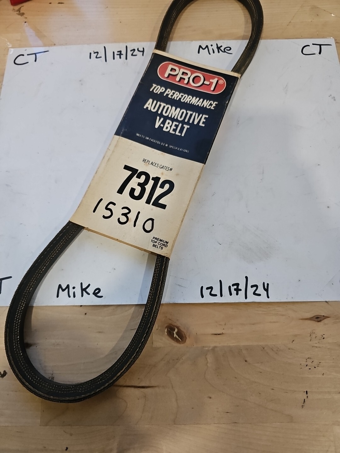 7312/15310 Pro- 1 Automotive V- Belt - Image 3