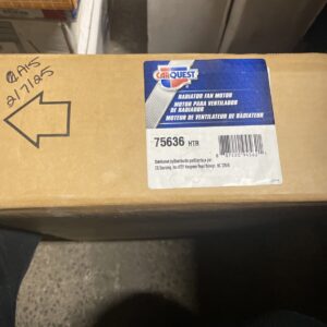 75636 Radiator Fan Motor