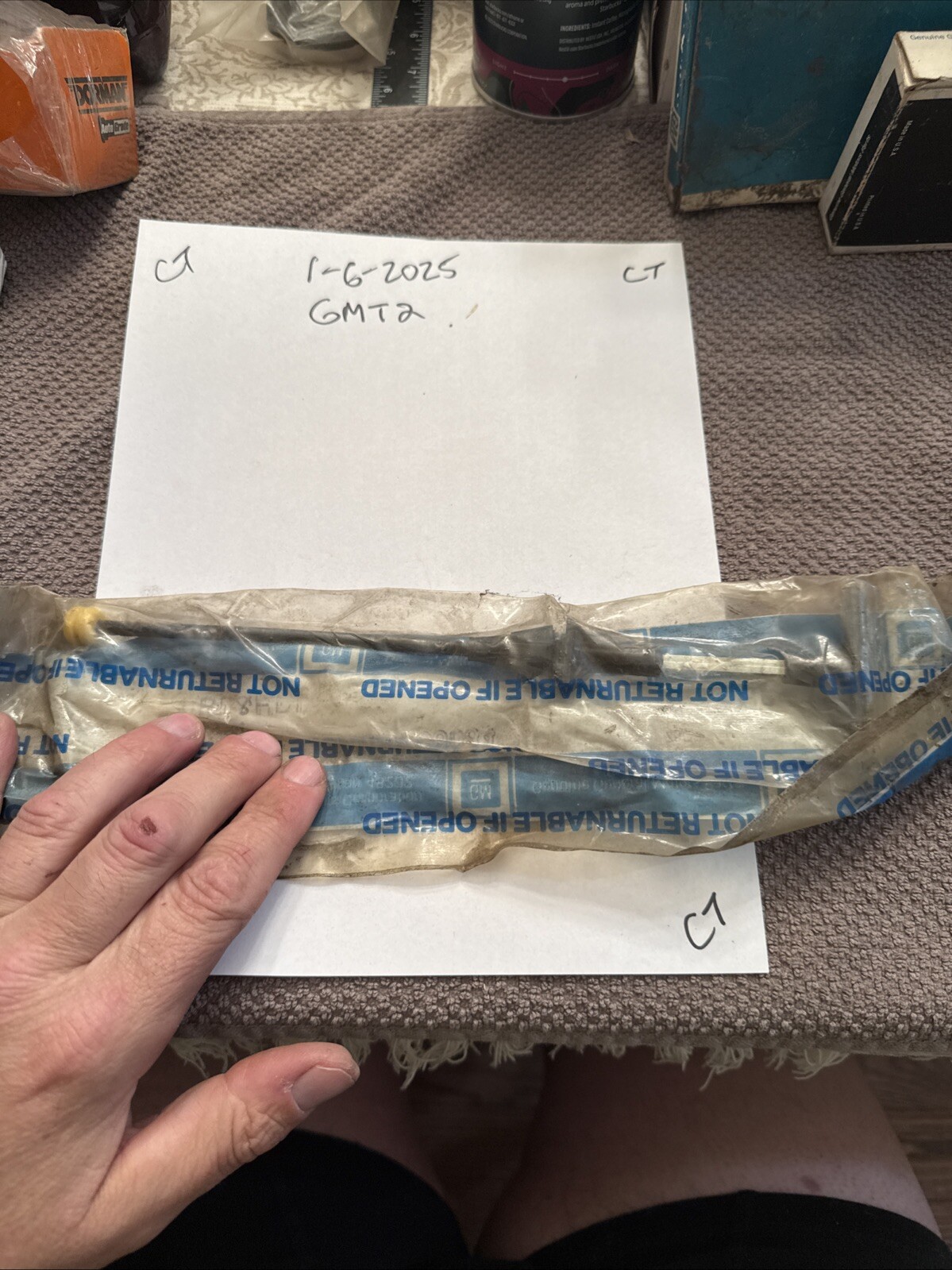 78-88 Buick Regal Emergency Parking Brake Release Cable & Pull Handle GM1256084 - Image 4