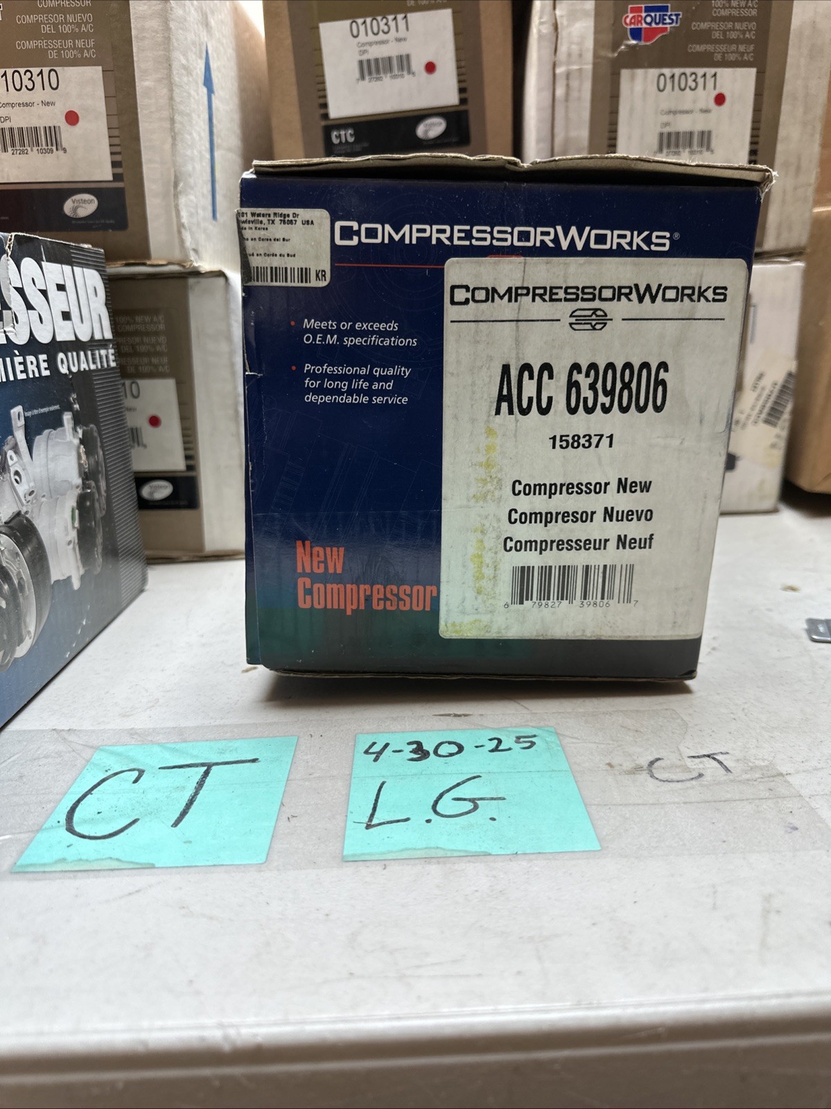 A/C Compressor ACC639806,DV13 fits Kia Forte, Part Number 158371