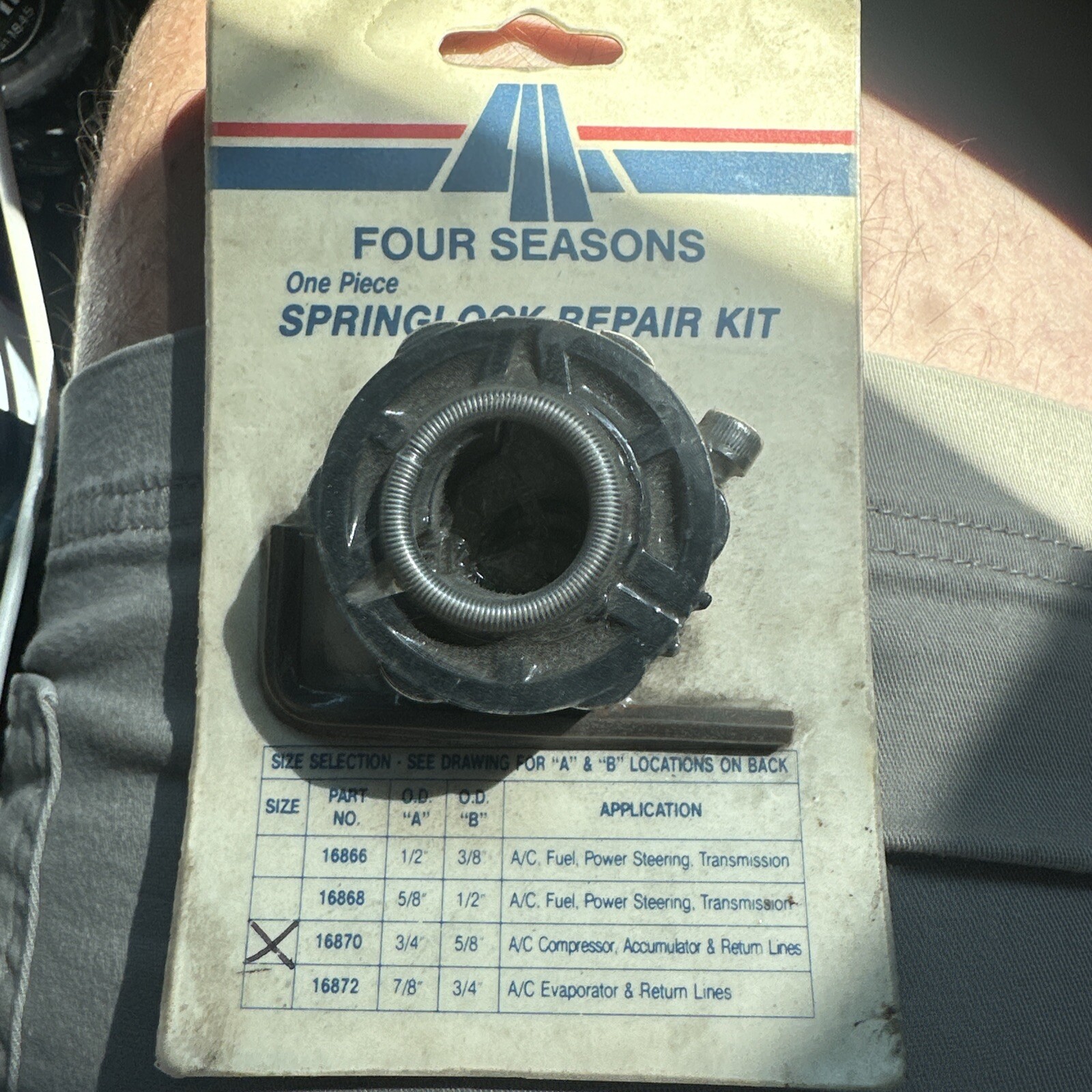 A/C Low Side Conversion Hose Fitting-AC Hose Fitting 4 Seasons 16870