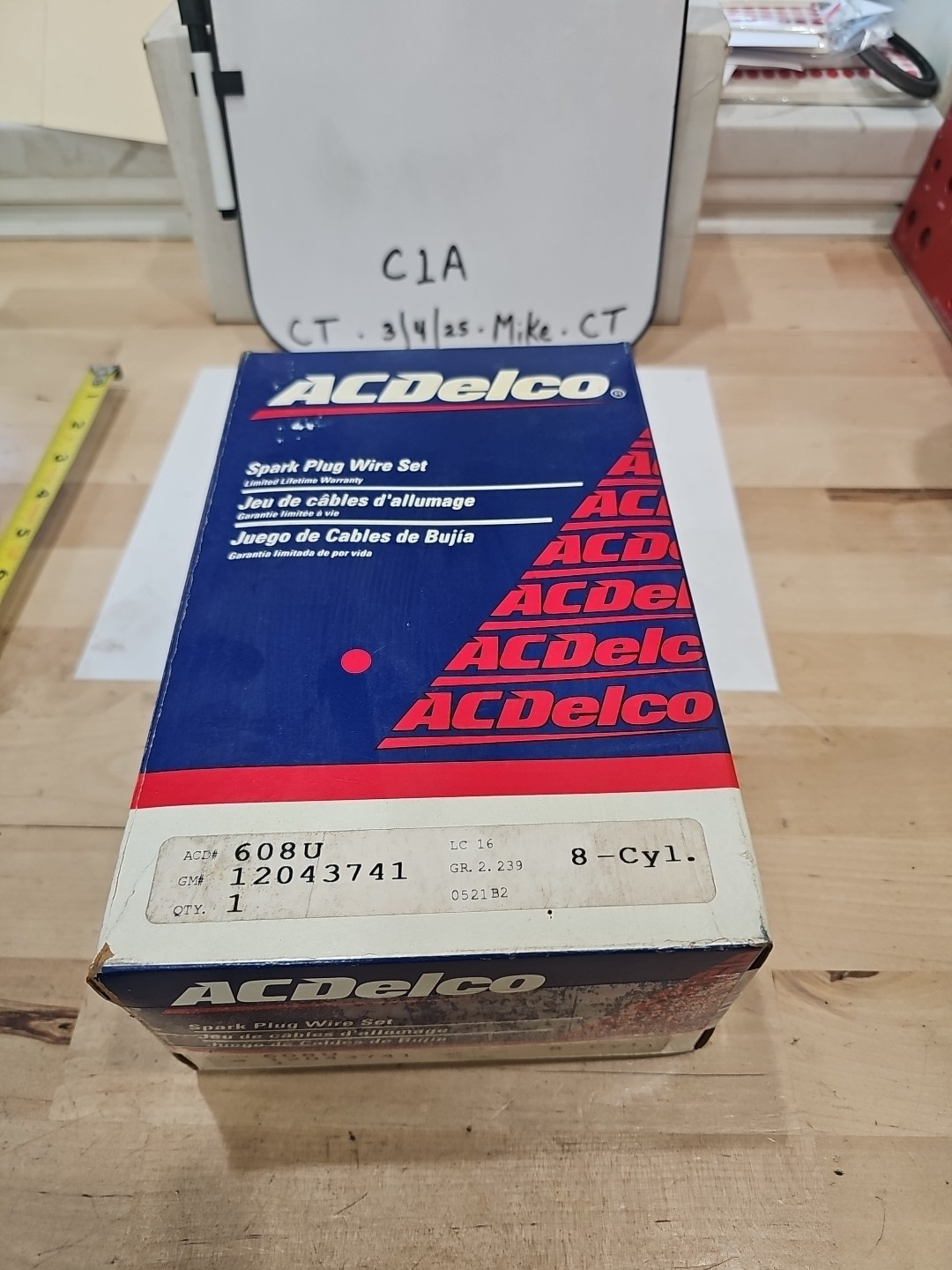 ACDelco 608U Ignition Wire Set GM 12043741 - - Image 3