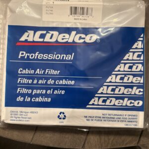 ACDelco CF1184C Cabin Air Filter