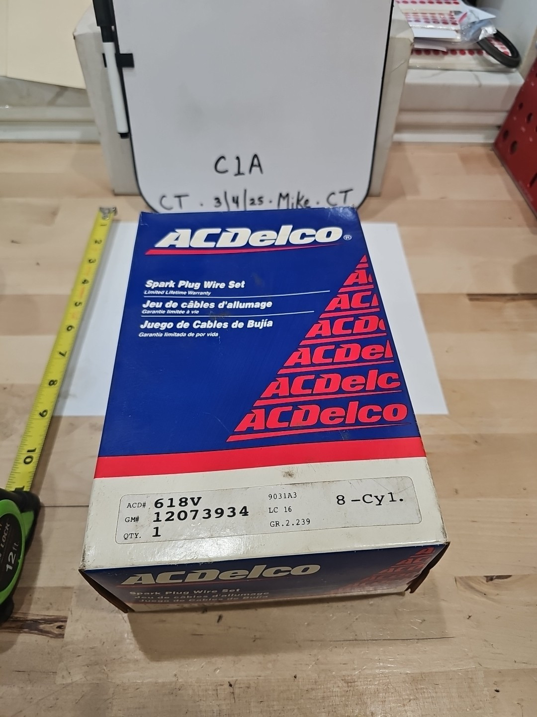 ACDelco Spark Plug Wire Set 618V GM 12073934 - Image 3