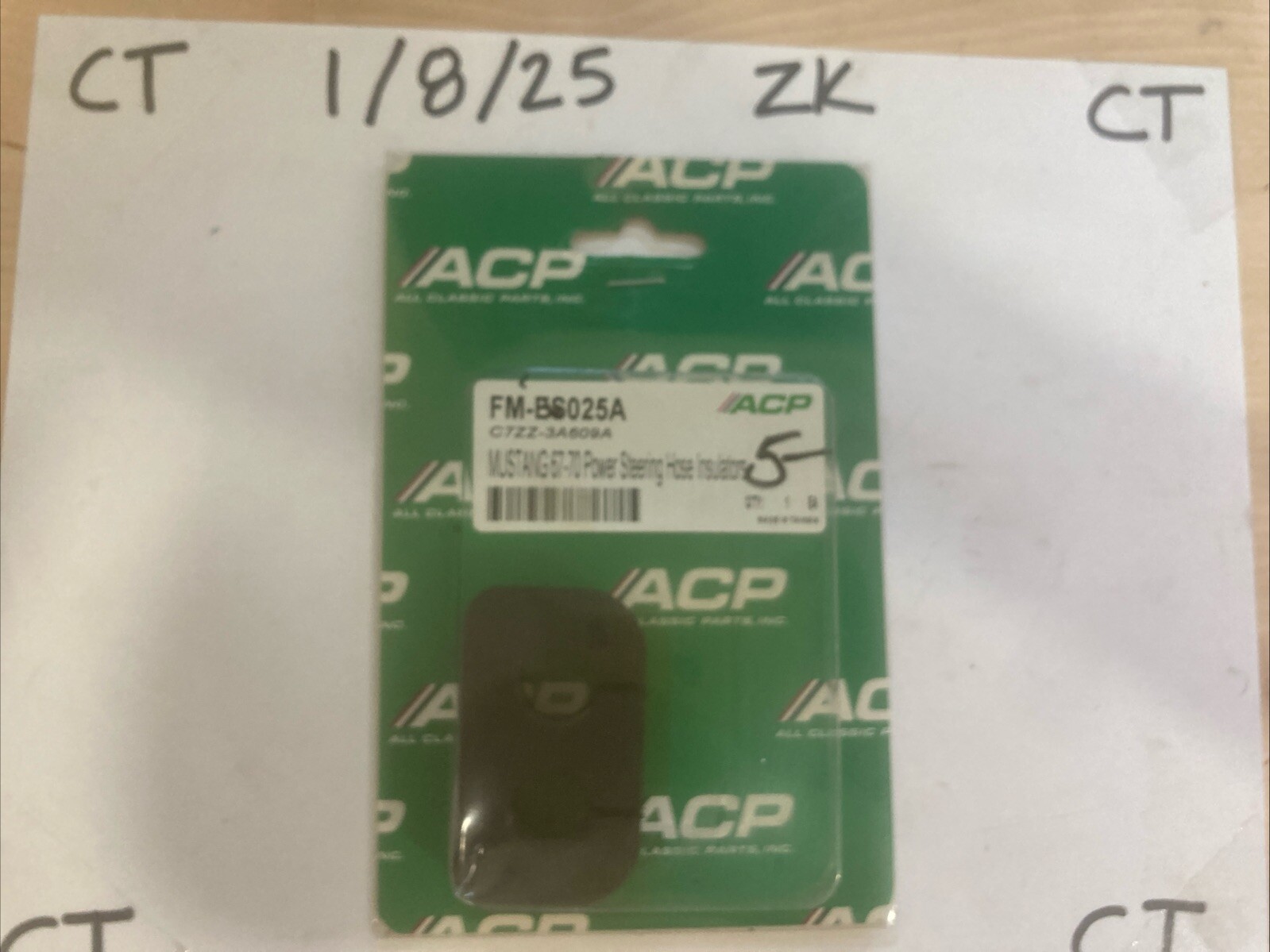 ACP Mustang 67-70 Power Steering Hose Insulators