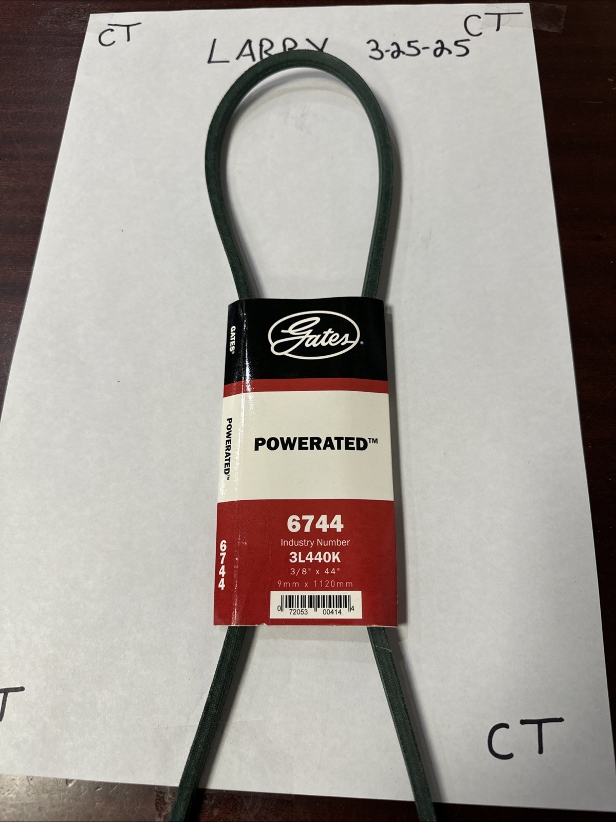 Accessory Drive Belt Gates 6744