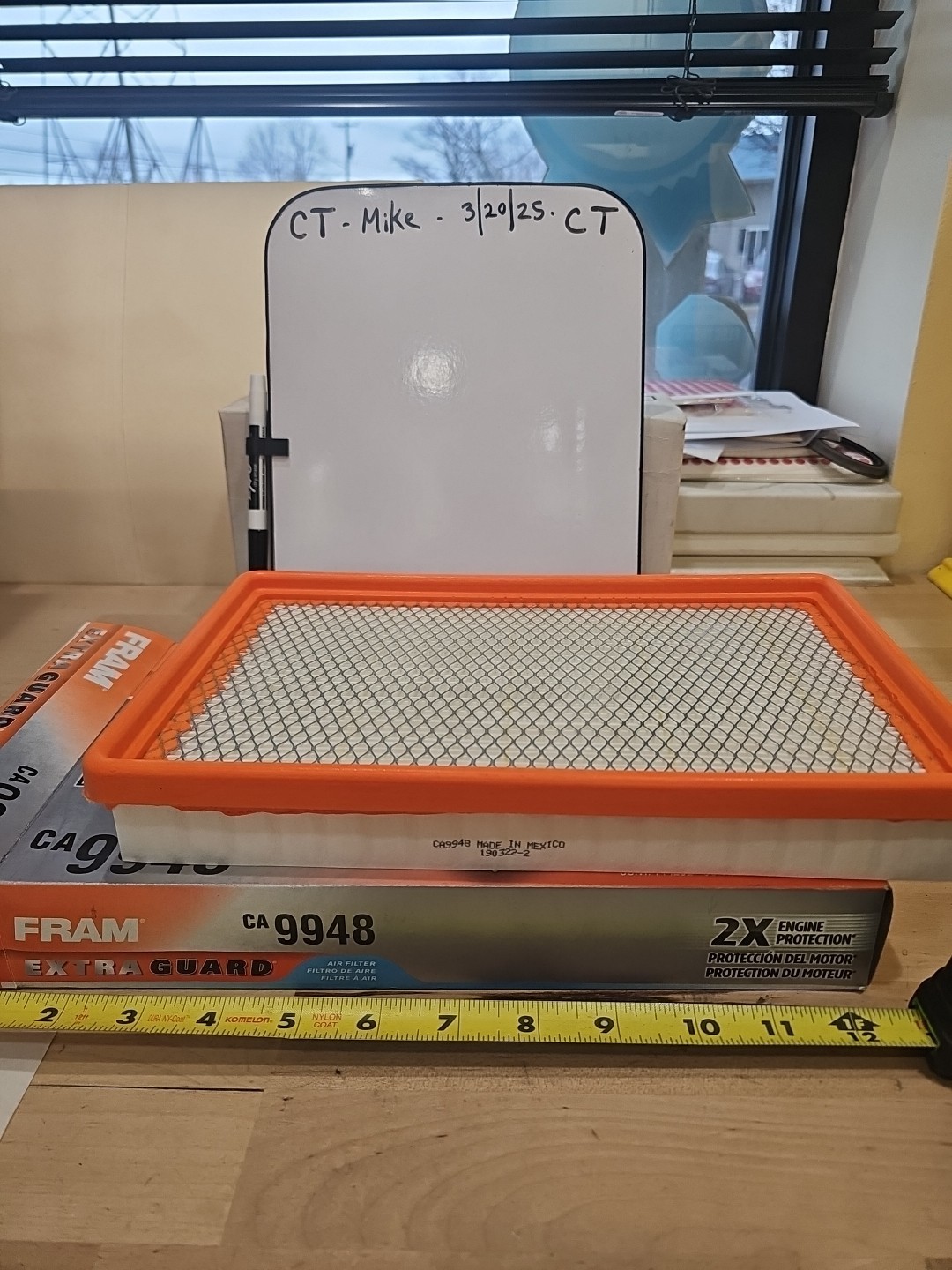 Air Filter Extra Guard Fram CA9948