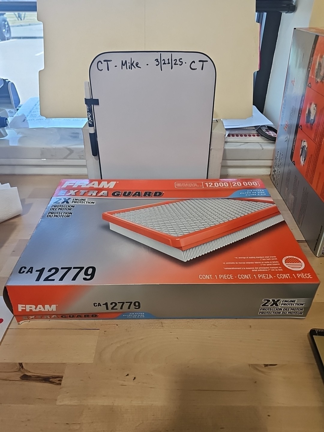 Air Filter Fram Extra Guard CA12779