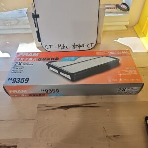 Air Filter Fram Extra Guard CA9359