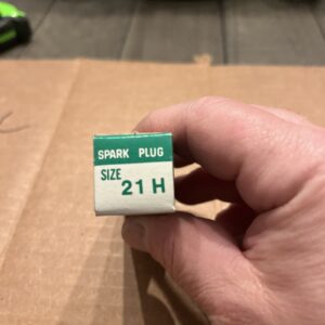 Aldor 21H Ultra Thrust Ignition Spark Plugs Burns away excess oil NOS