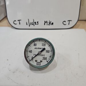 Alemite Pressure Gauge NOS *glass Slightly Cracked* See Photos* Out Of Package