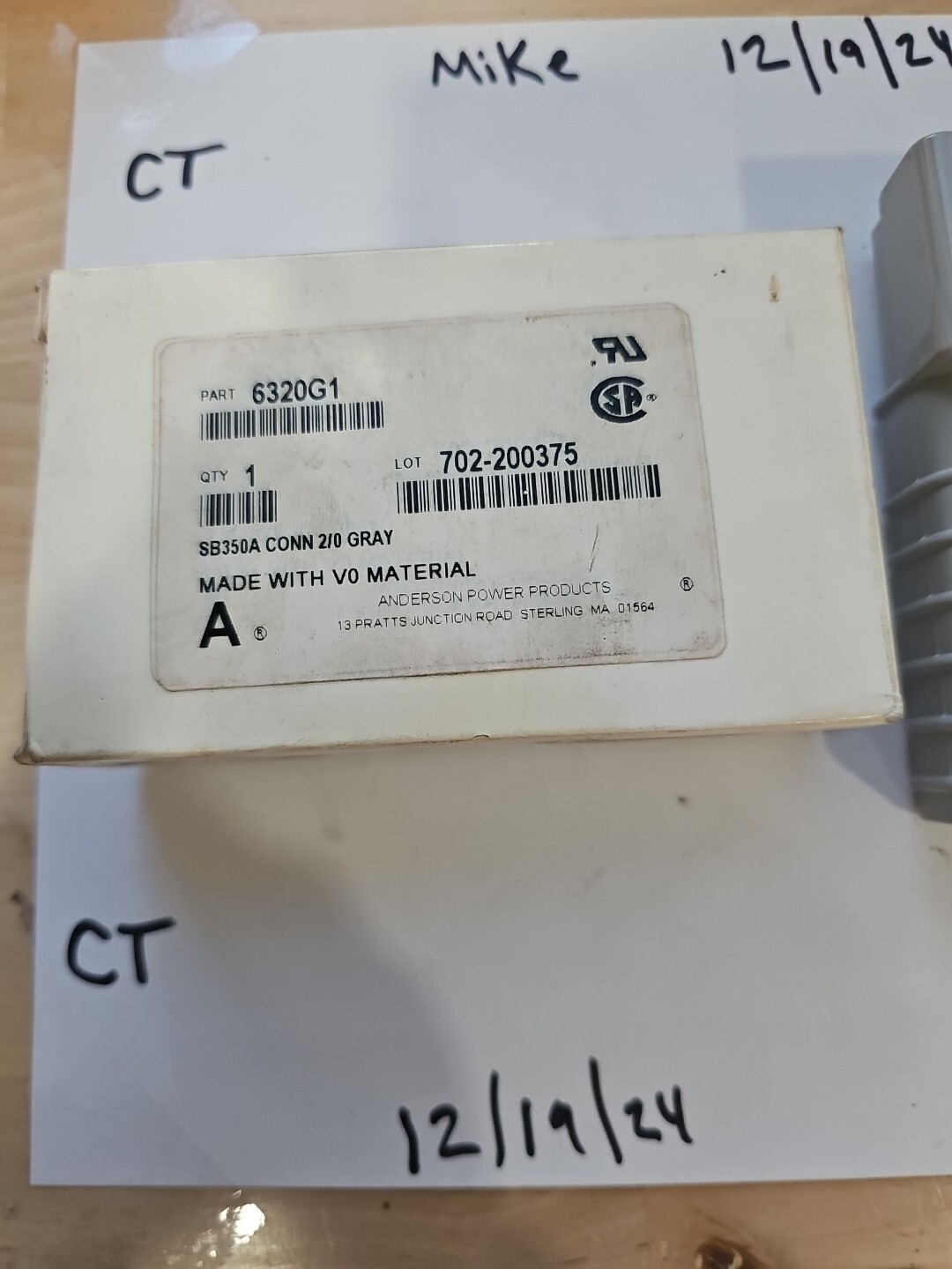 Anderson Power Products 6320G1 Power Connector, 350 A, Two Pole, 2/0 Ga, - Image 3